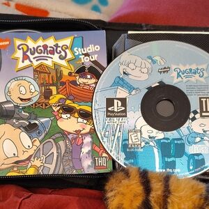 1999 HQ Rugrats Studio Tour PlayStation Game - Blue